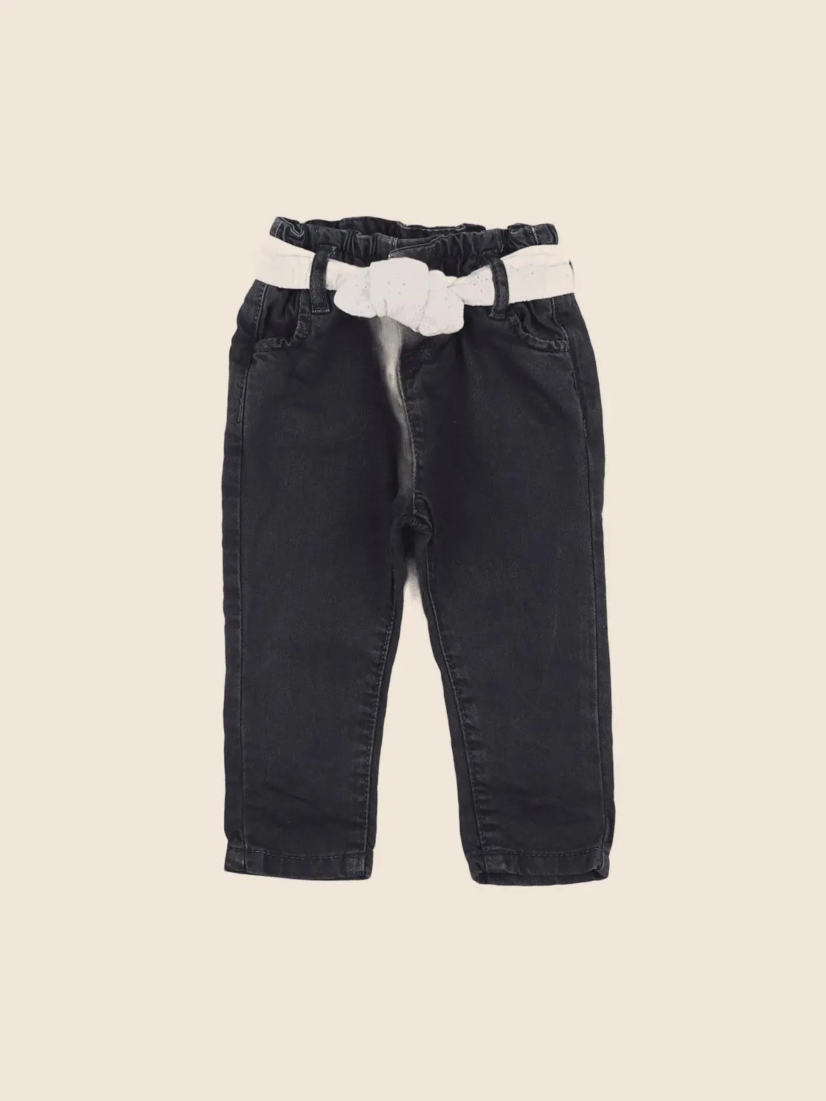 Vertbaudet - jean gris - 6 mois