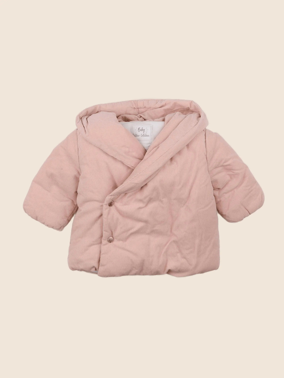 Vertbaudet - manteau rose - 3 mois