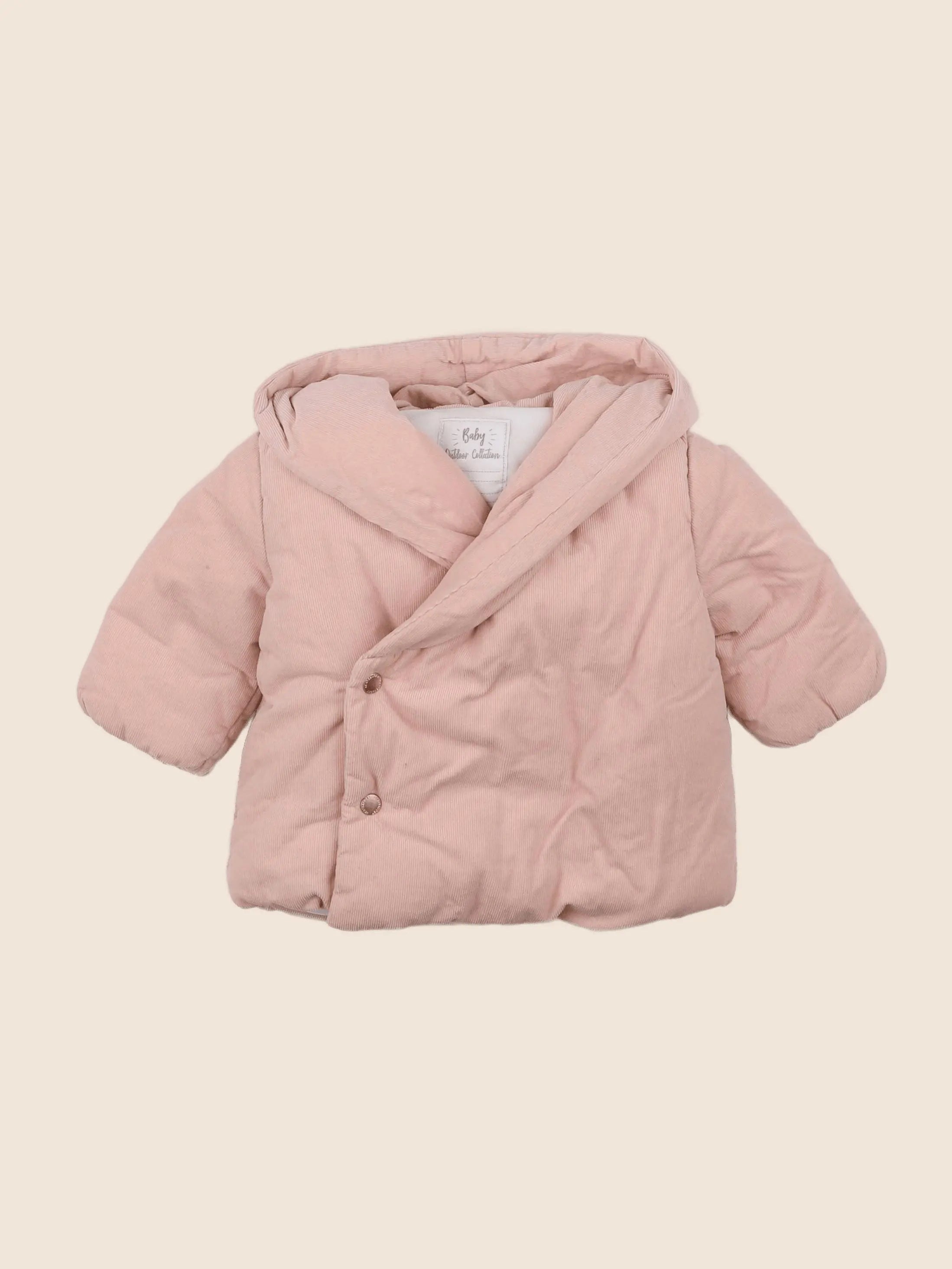 Vertbaudet - manteau rose - 3 mois