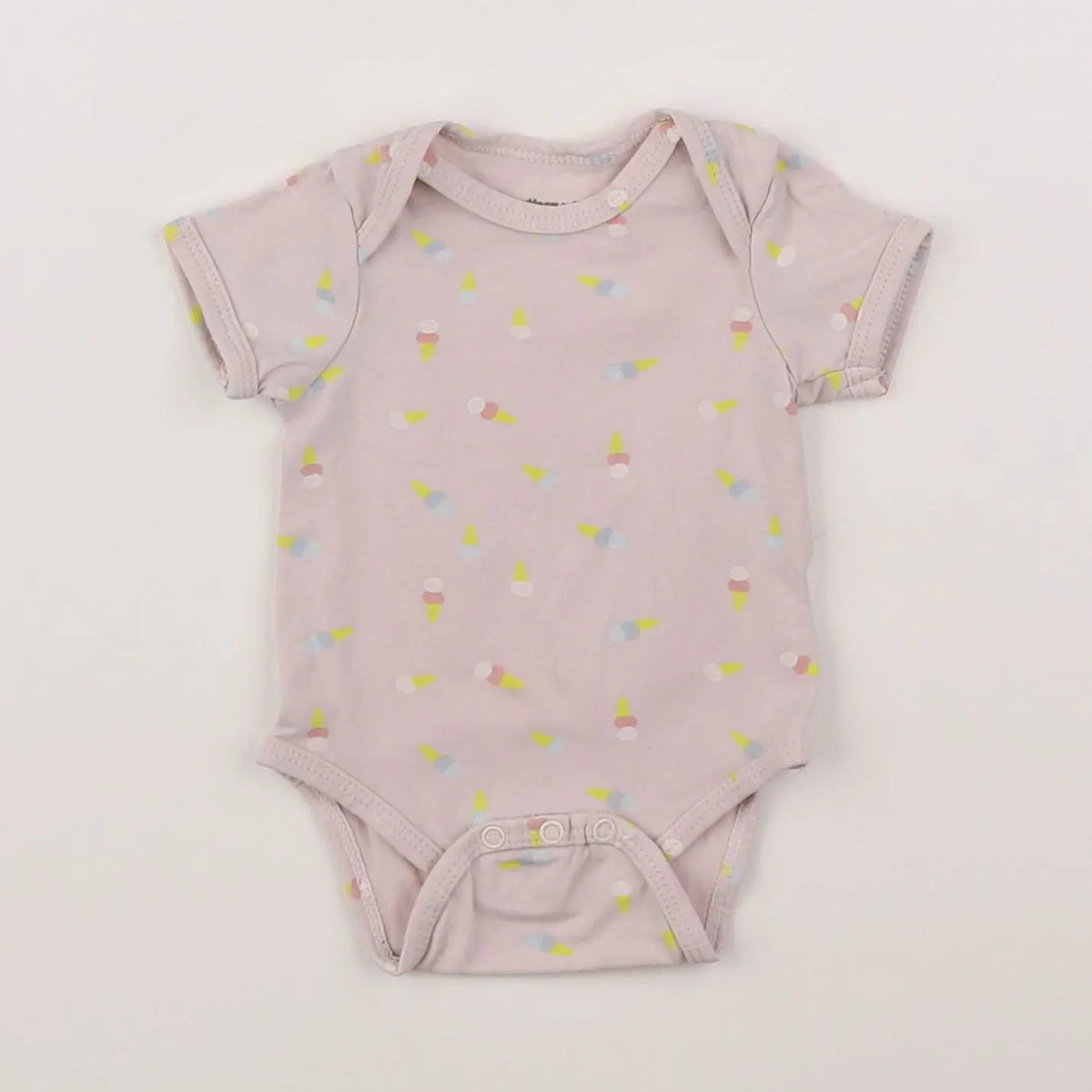 Vertbaudet - body rose - 1 mois