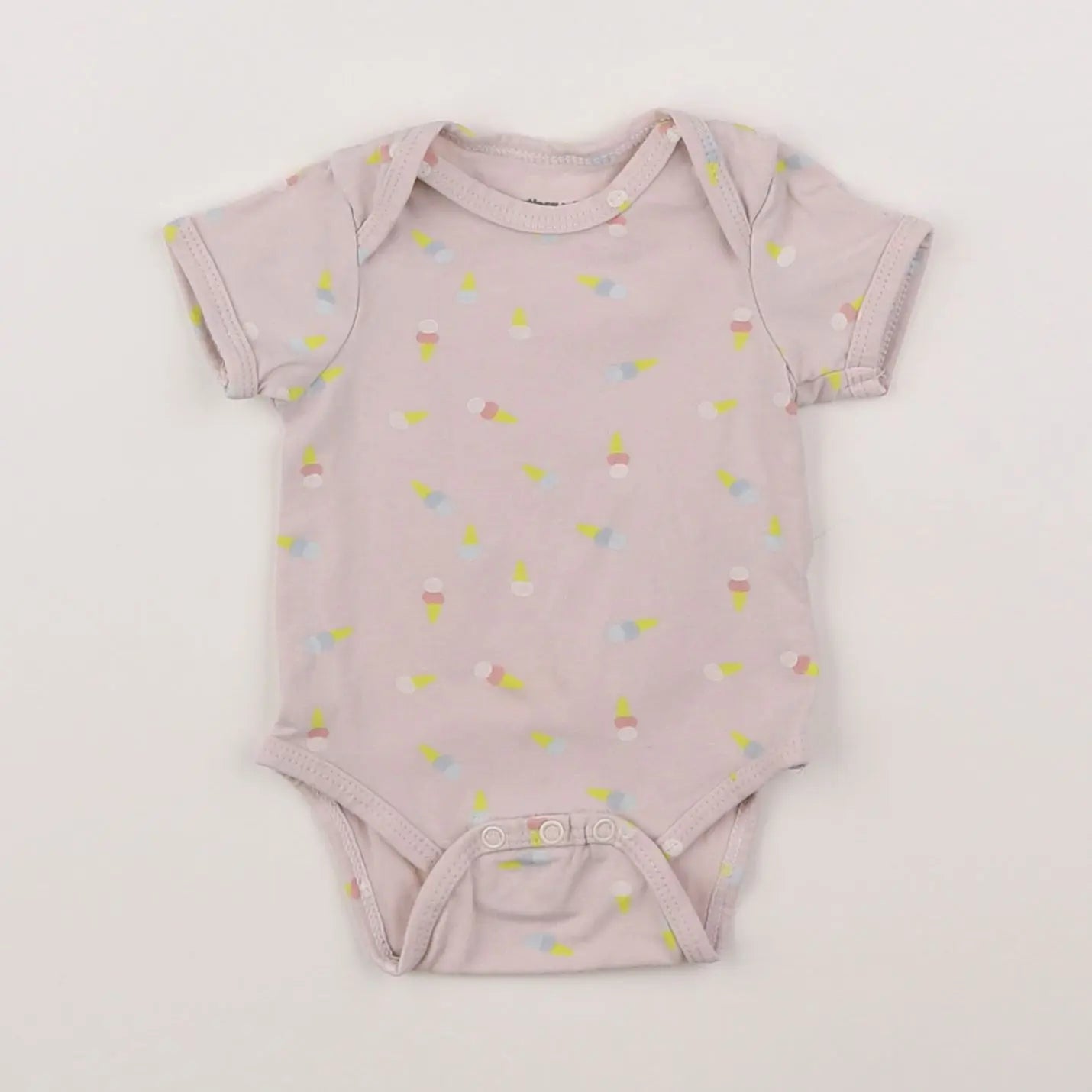 Vertbaudet - body rose - 1 mois