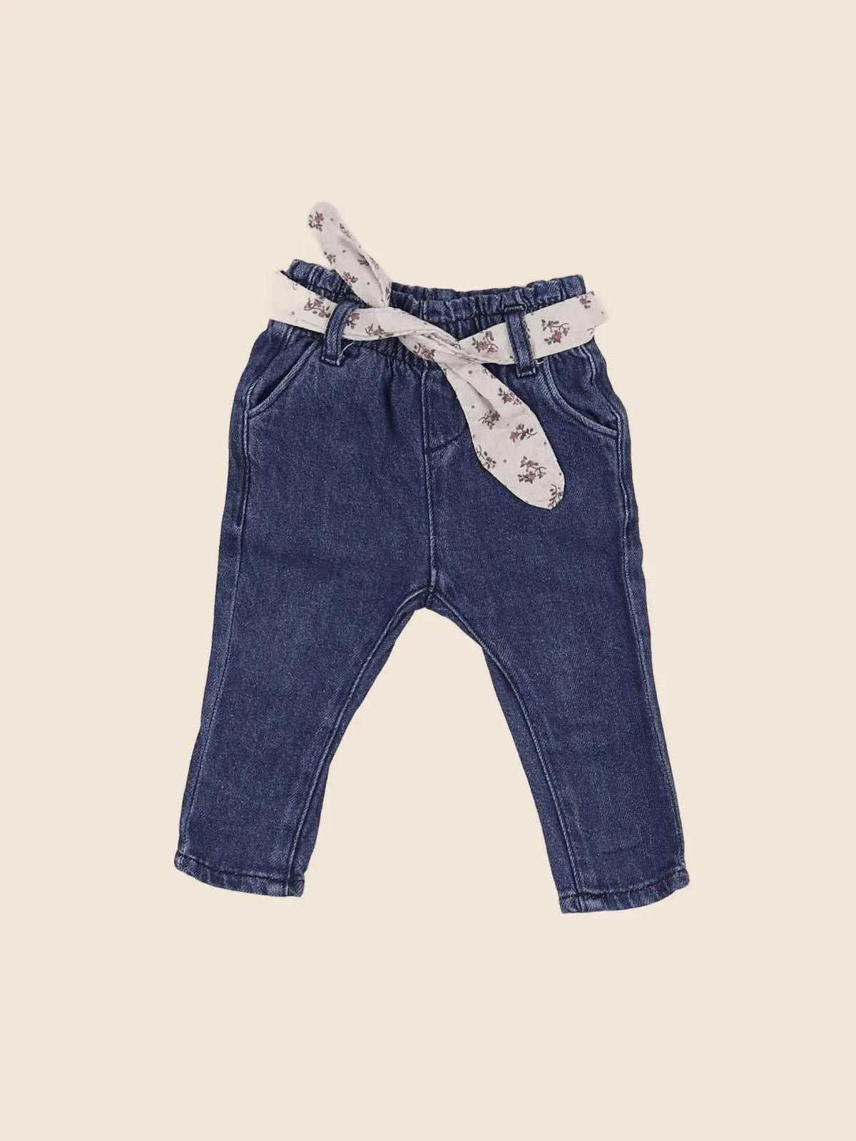 Vertbaudet - jean bleu - 3 mois