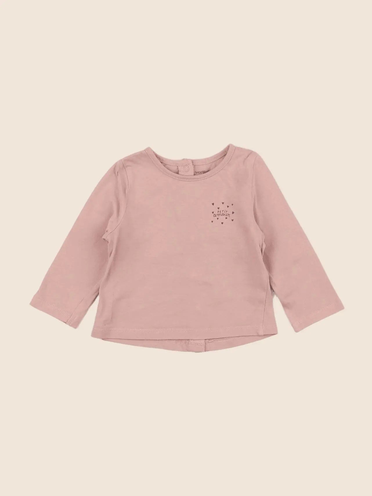 Vertbaudet - tee-shirt rose - 3 mois