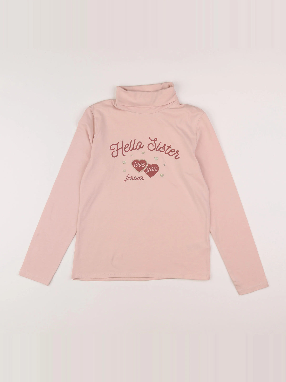 Vertbaudet - sous-pull rose - 12 ans