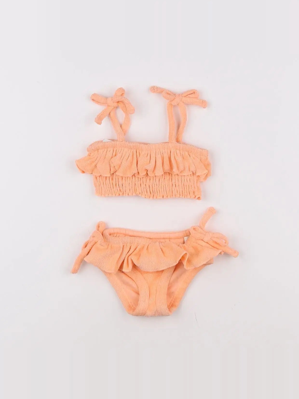 We are kids - maillot de bain éponge orange - 6/12 mois