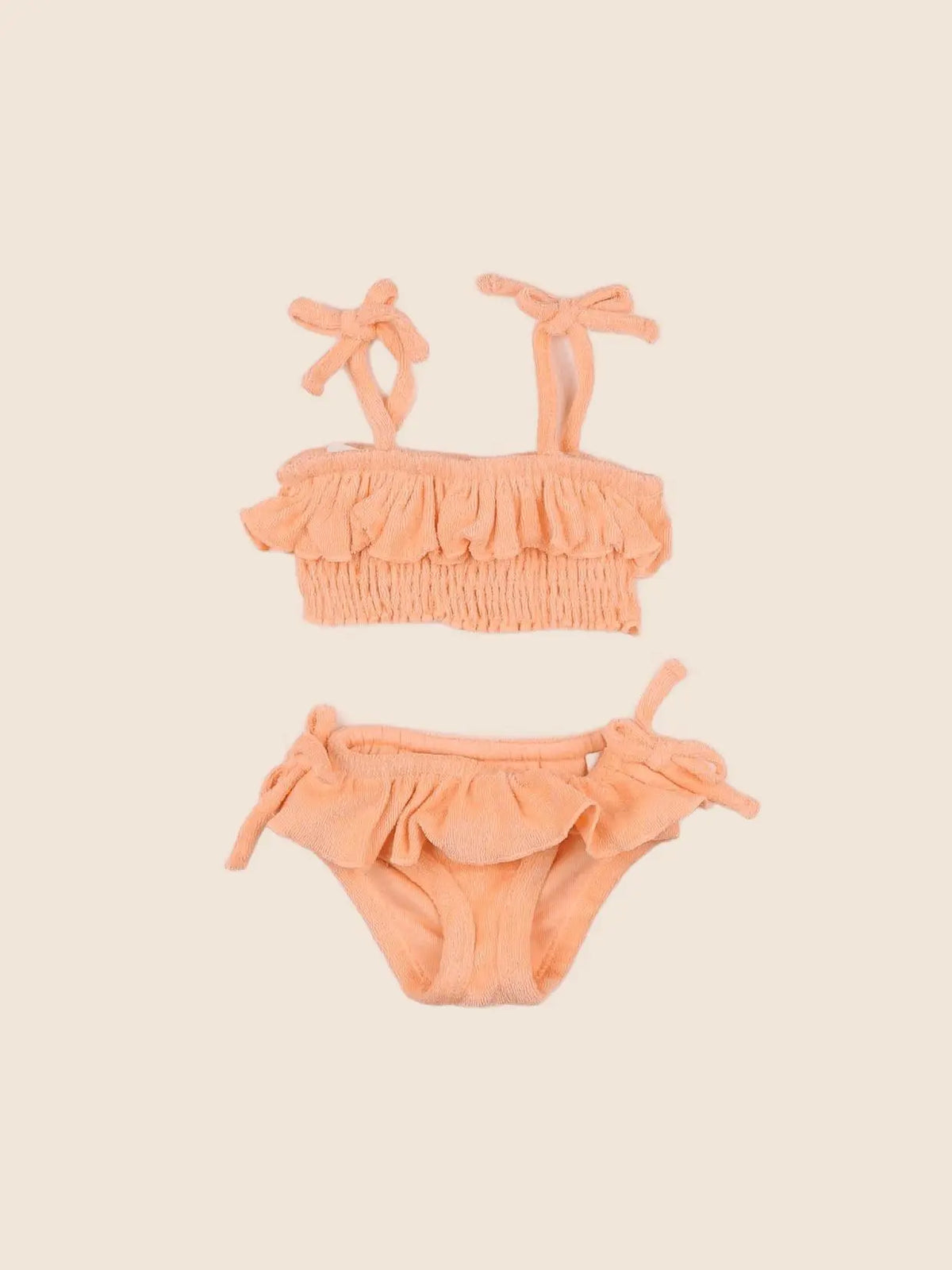 We are kids - maillot de bain éponge orange - 6/12 mois