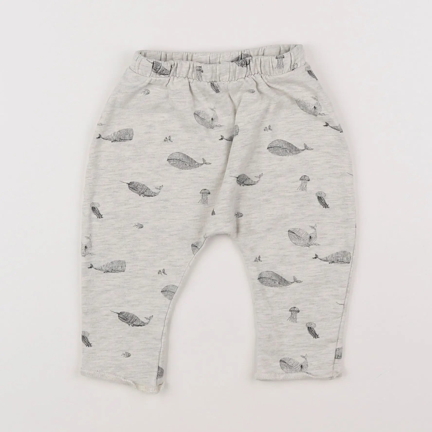 Vertbaudet - sarouel gris - 3 mois