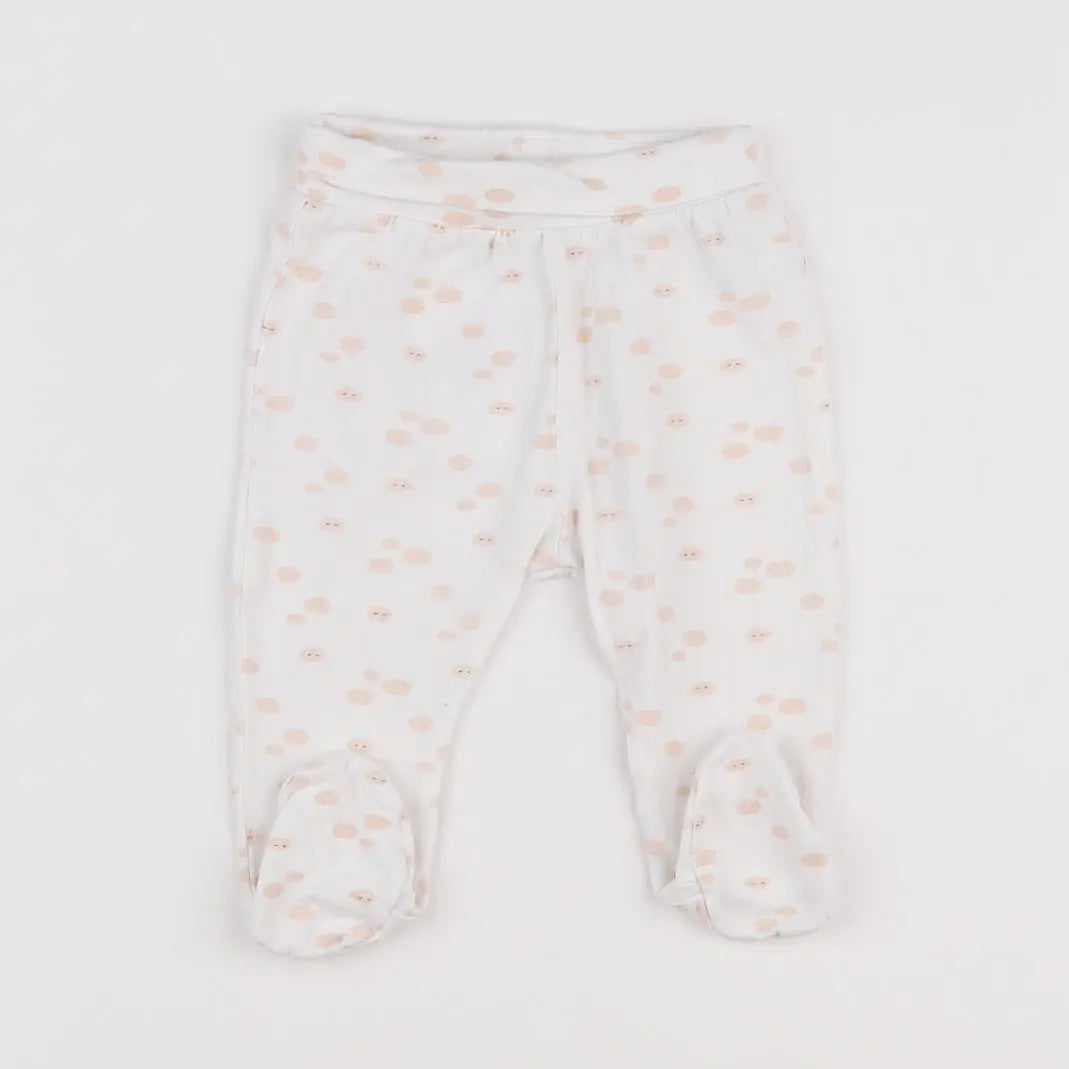 Vertbaudet - legging blanc - 3 mois