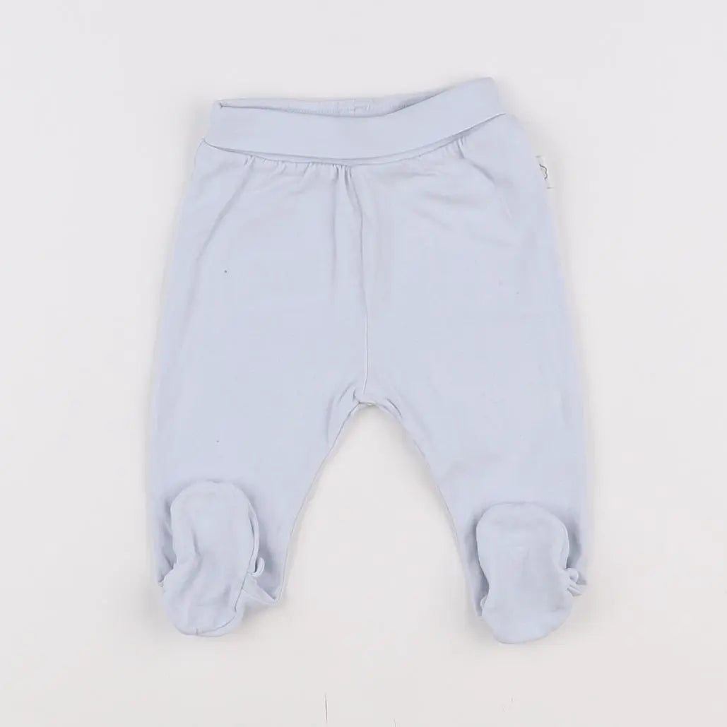 Vertbaudet - legging bleu - 3 mois