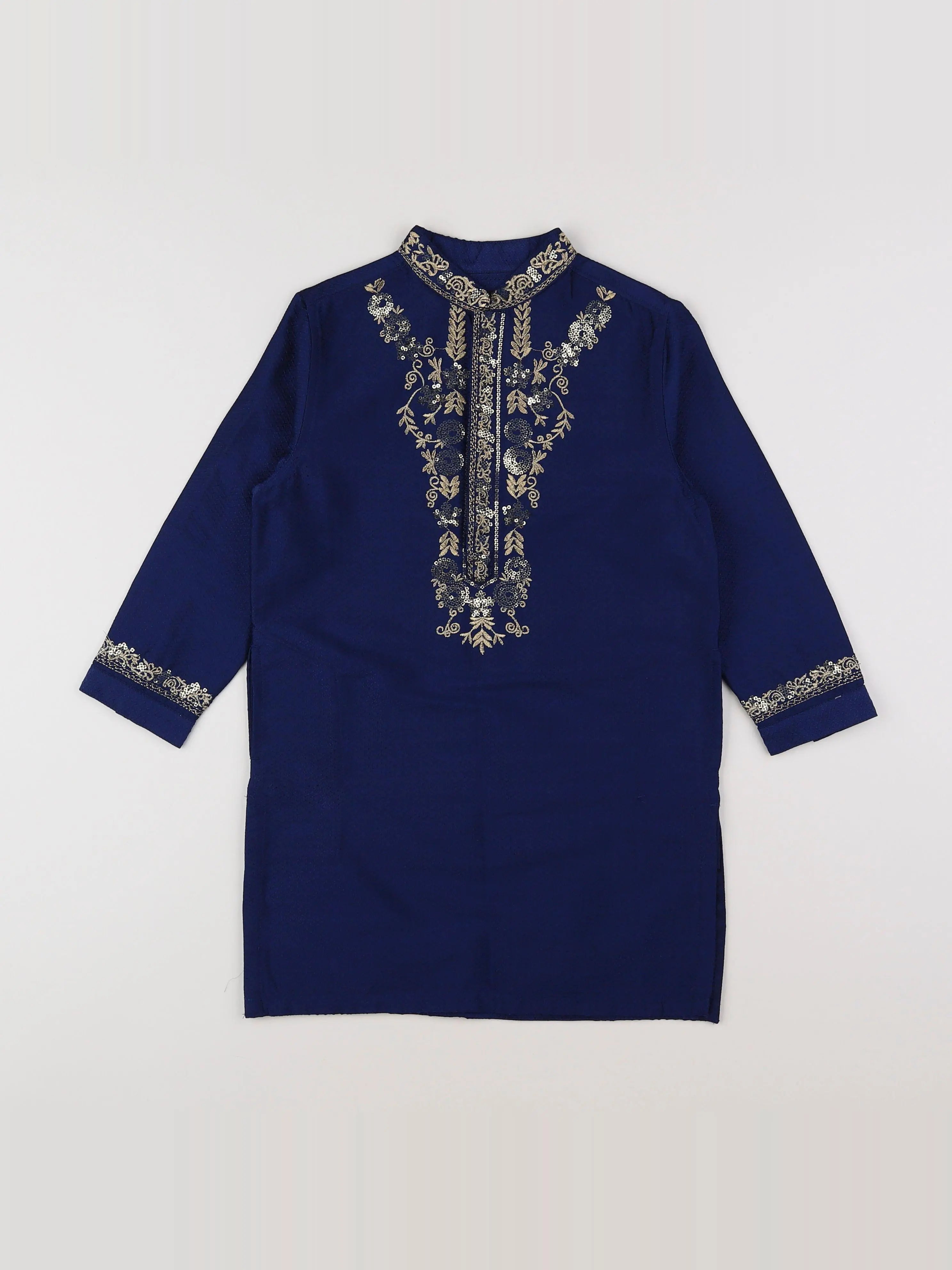 Next - robe bleu - 3 ans