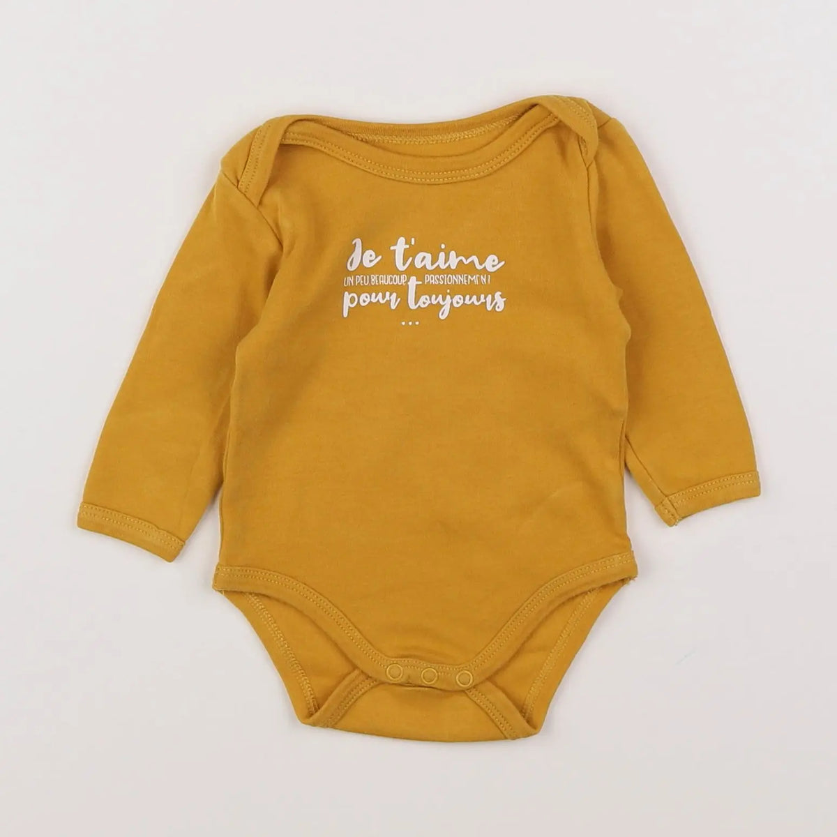 Vertbaudet - body jaune - 3 mois