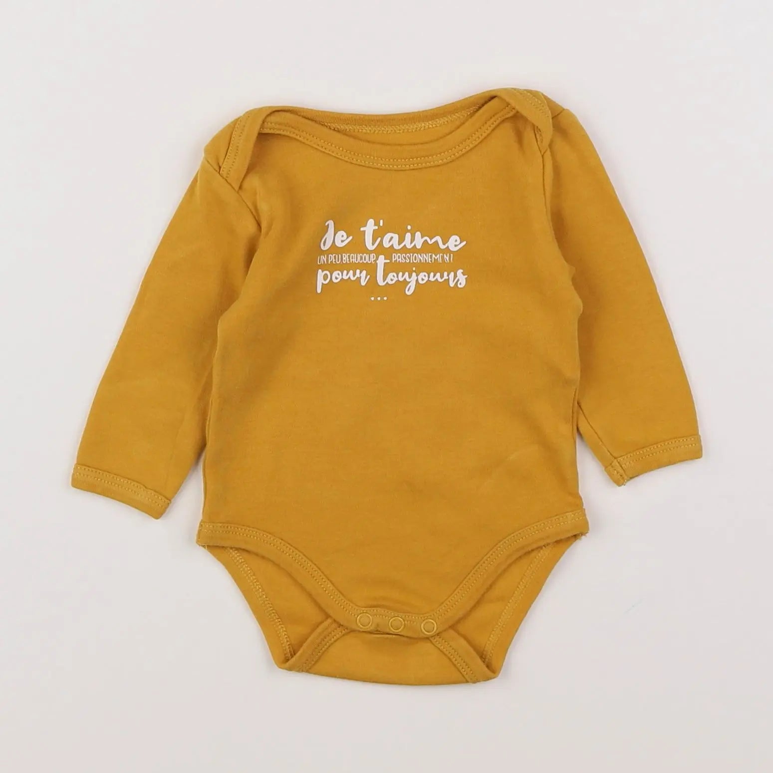 Vertbaudet - body jaune - 3 mois