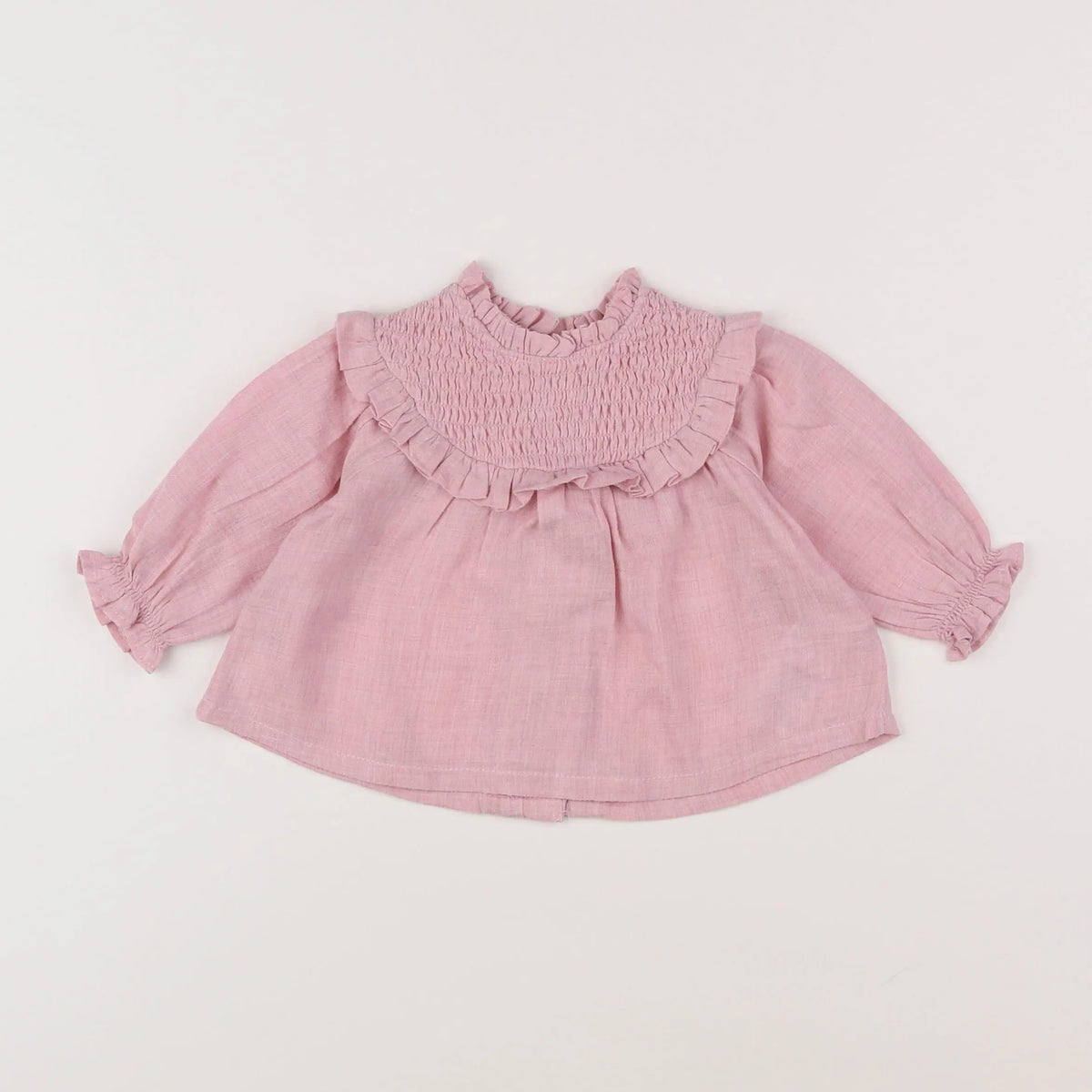 Vertbaudet - blouse rose - 3 mois