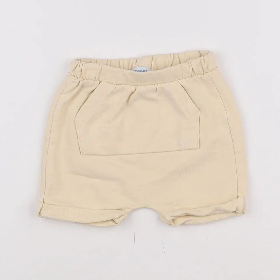 Vertbaudet - short jaune - 3 mois