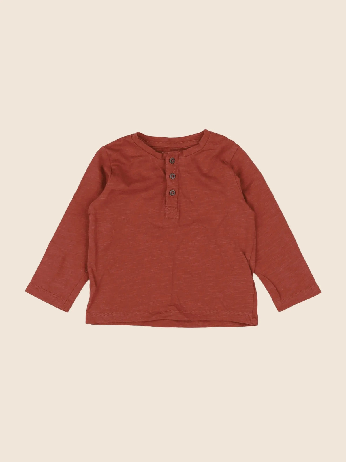 Vertbaudet - tee-shirt marron - 6 mois