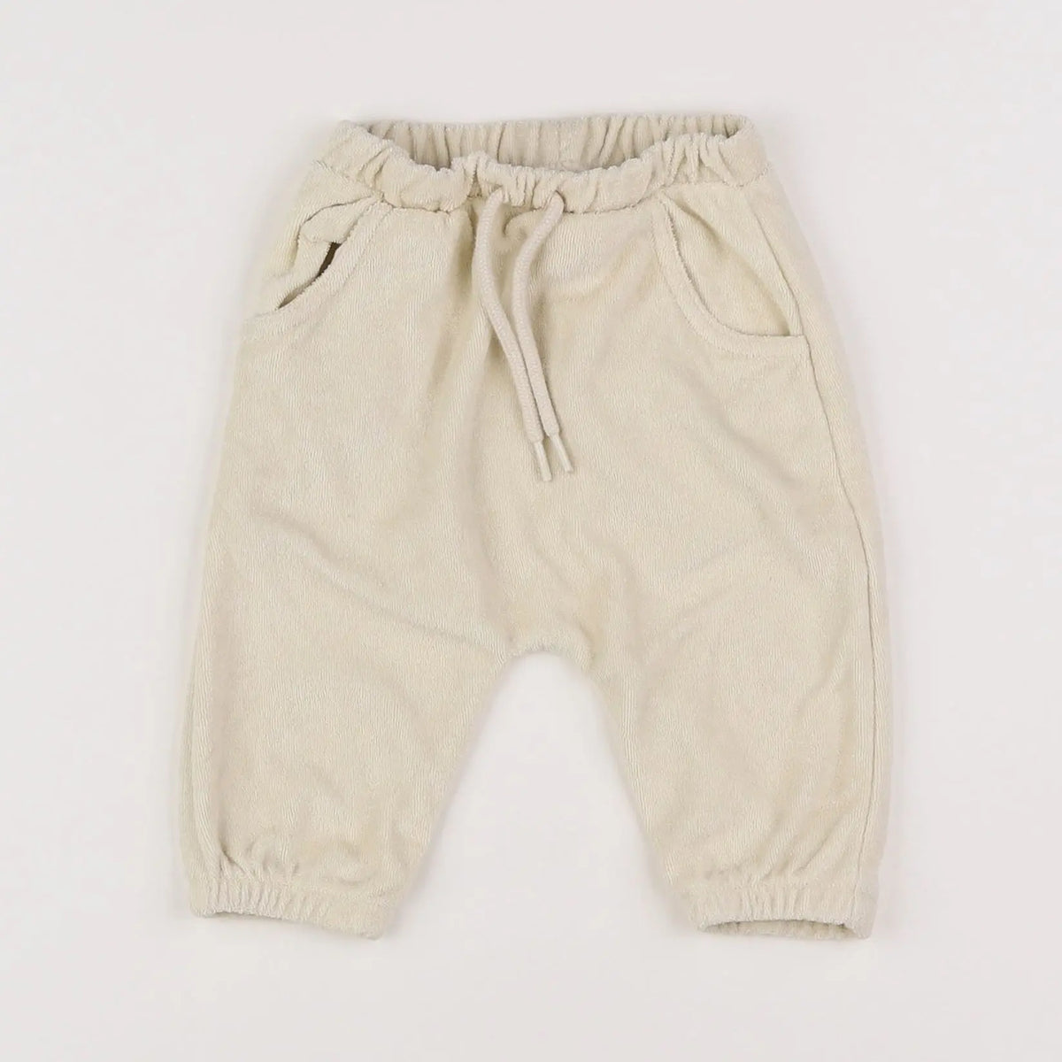 Vertbaudet - jogging beige - 3 mois