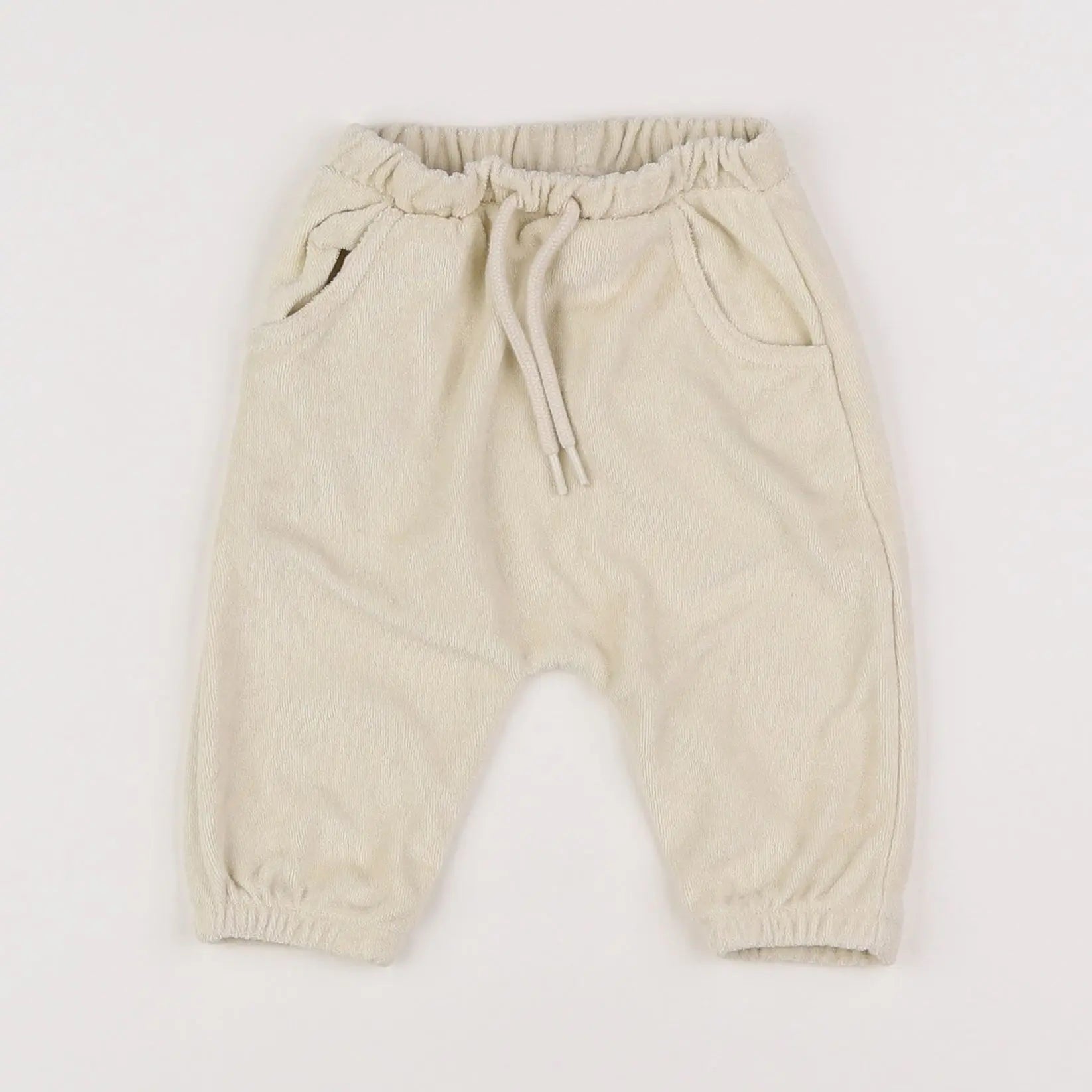 Vertbaudet - jogging beige - 3 mois