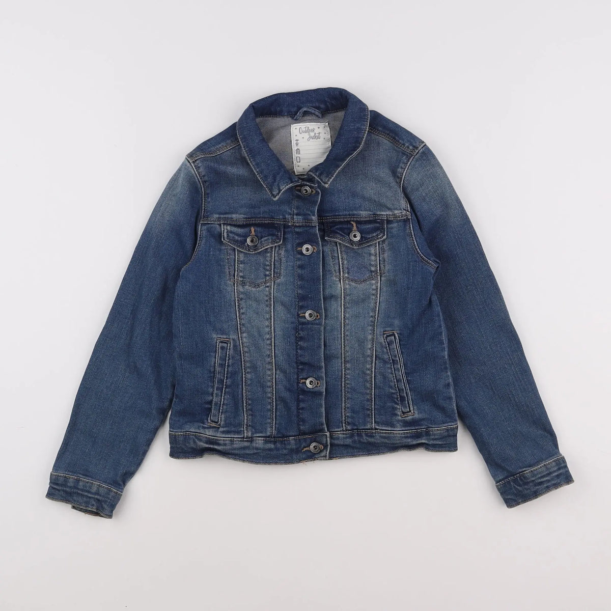 Vertbaudet - veste bleu - 8 ans