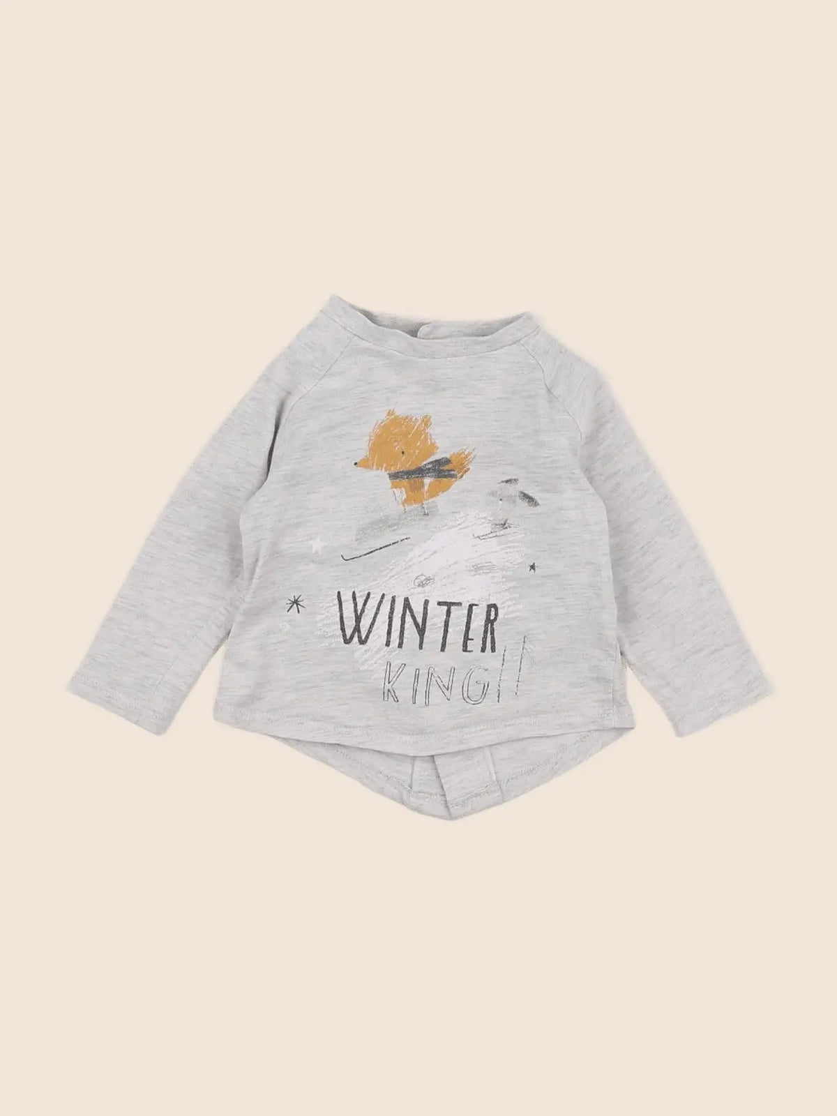 Vertbaudet - tee-shirt gris - 6 mois