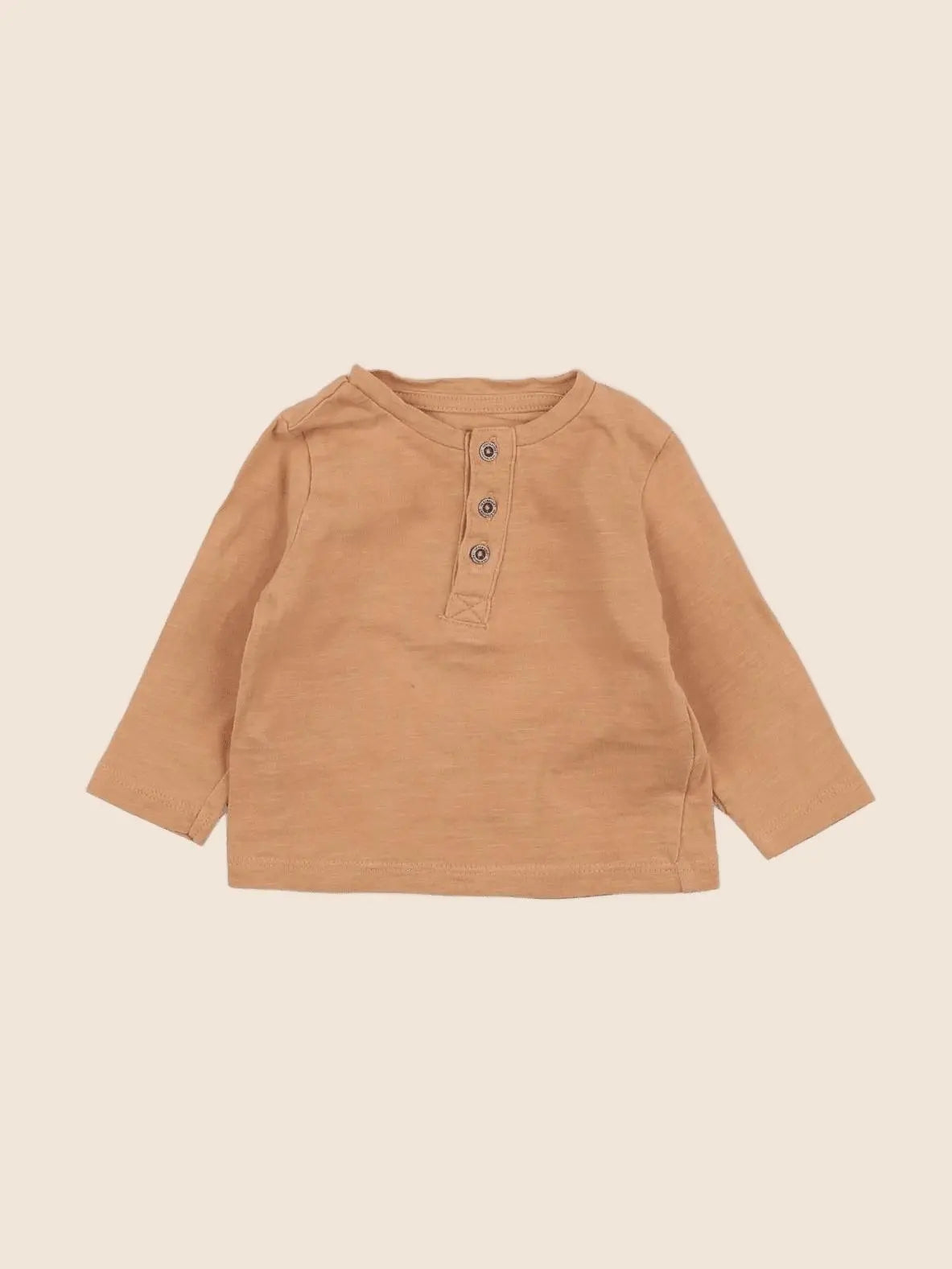 Vertbaudet - tee-shirt marron - 3 mois