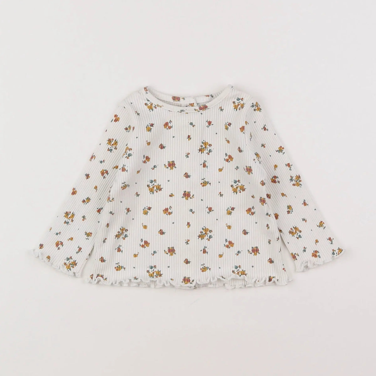 Vertbaudet - tee-shirt blanc - 6 mois