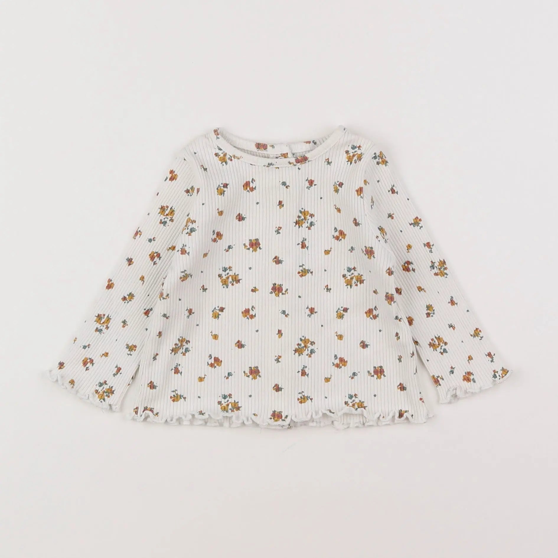Vertbaudet - tee-shirt blanc - 6 mois