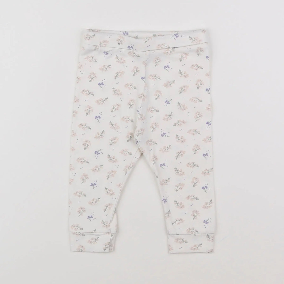 Vertbaudet - legging blanc - 6 mois