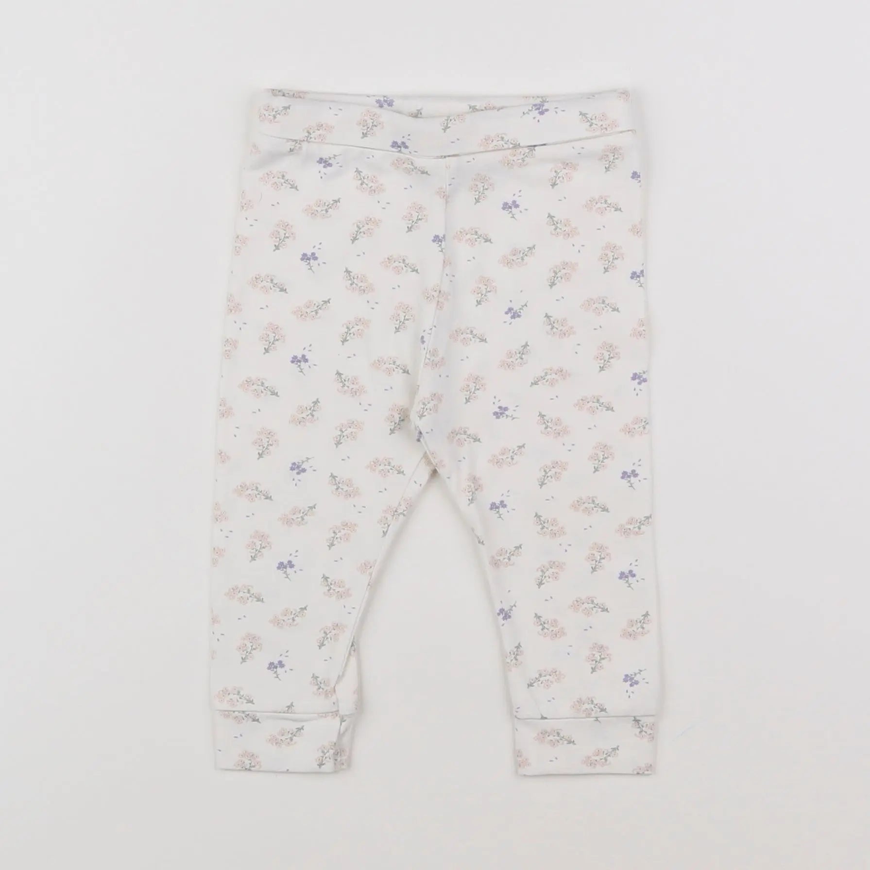 Vertbaudet - legging blanc - 6 mois