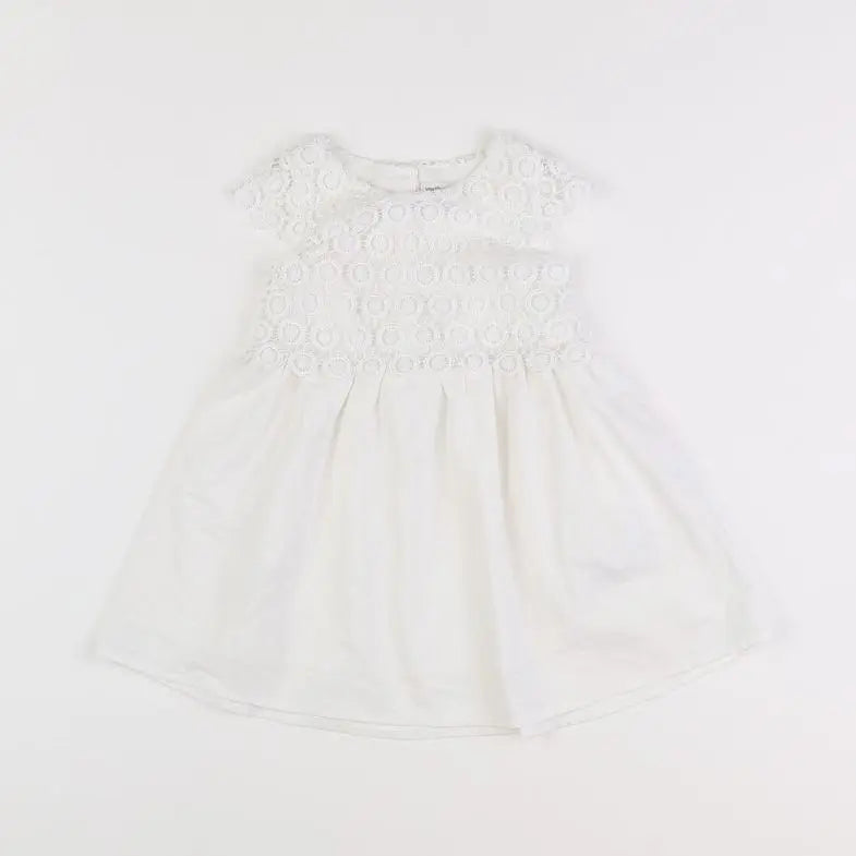 Vertbaudet - robe blanc - 2 ans