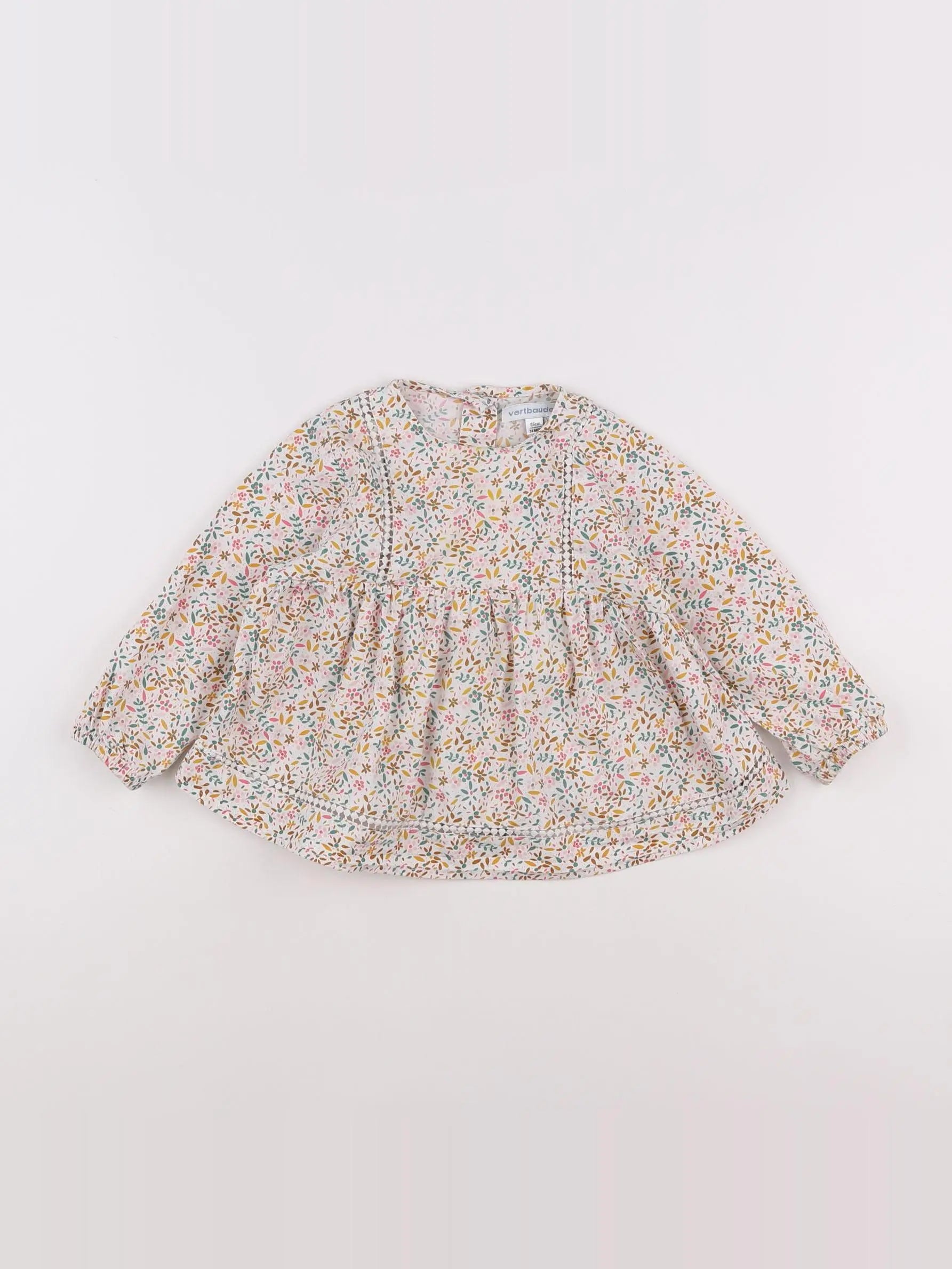 Vertbaudet - blouse multicolore - 2 ans