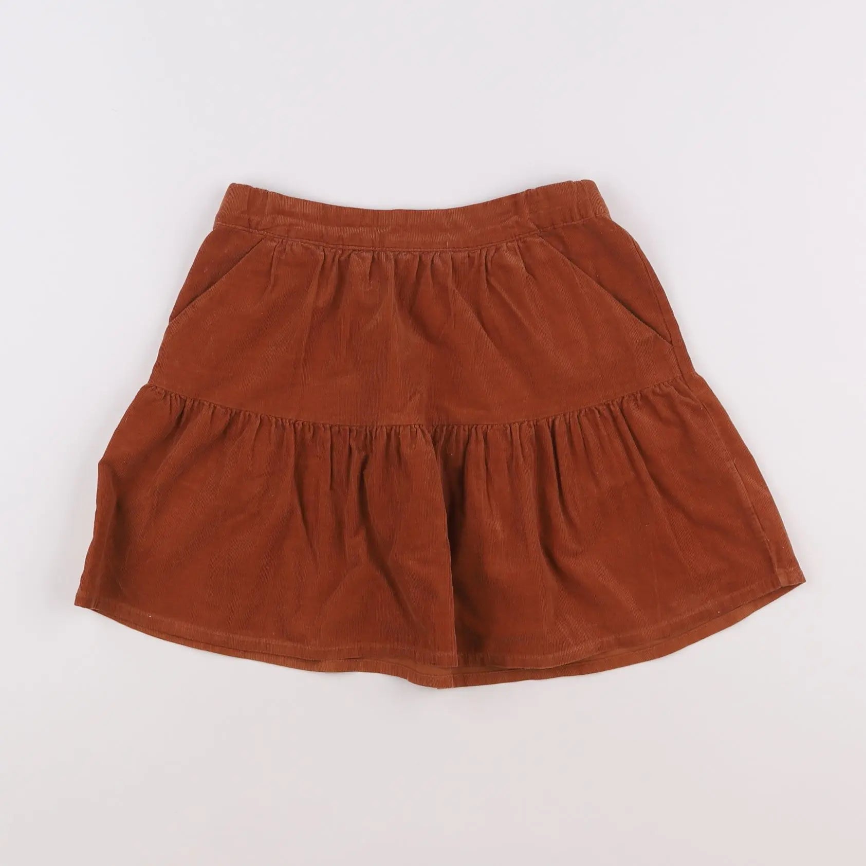 Vertbaudet - jupe marron - 10 ans