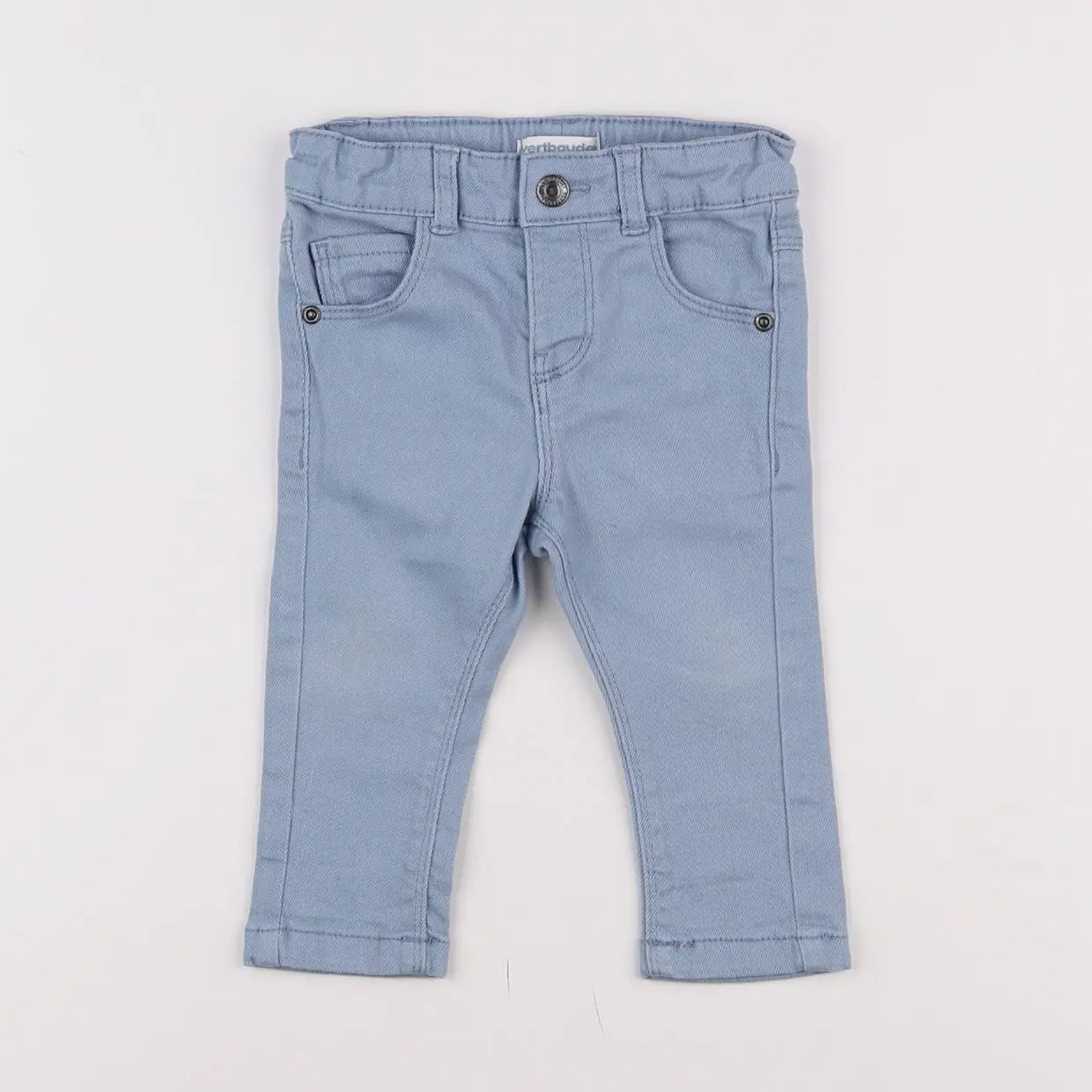 Vertbaudet - jean bleu - 9 mois