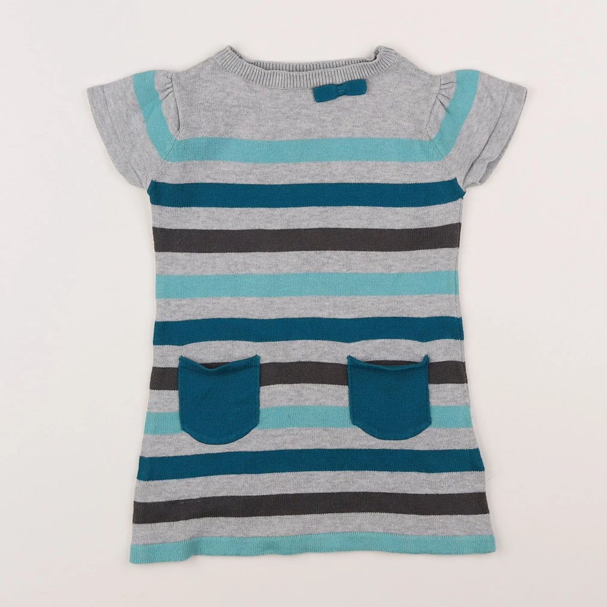 Vertbaudet - robe gris - 2 ans