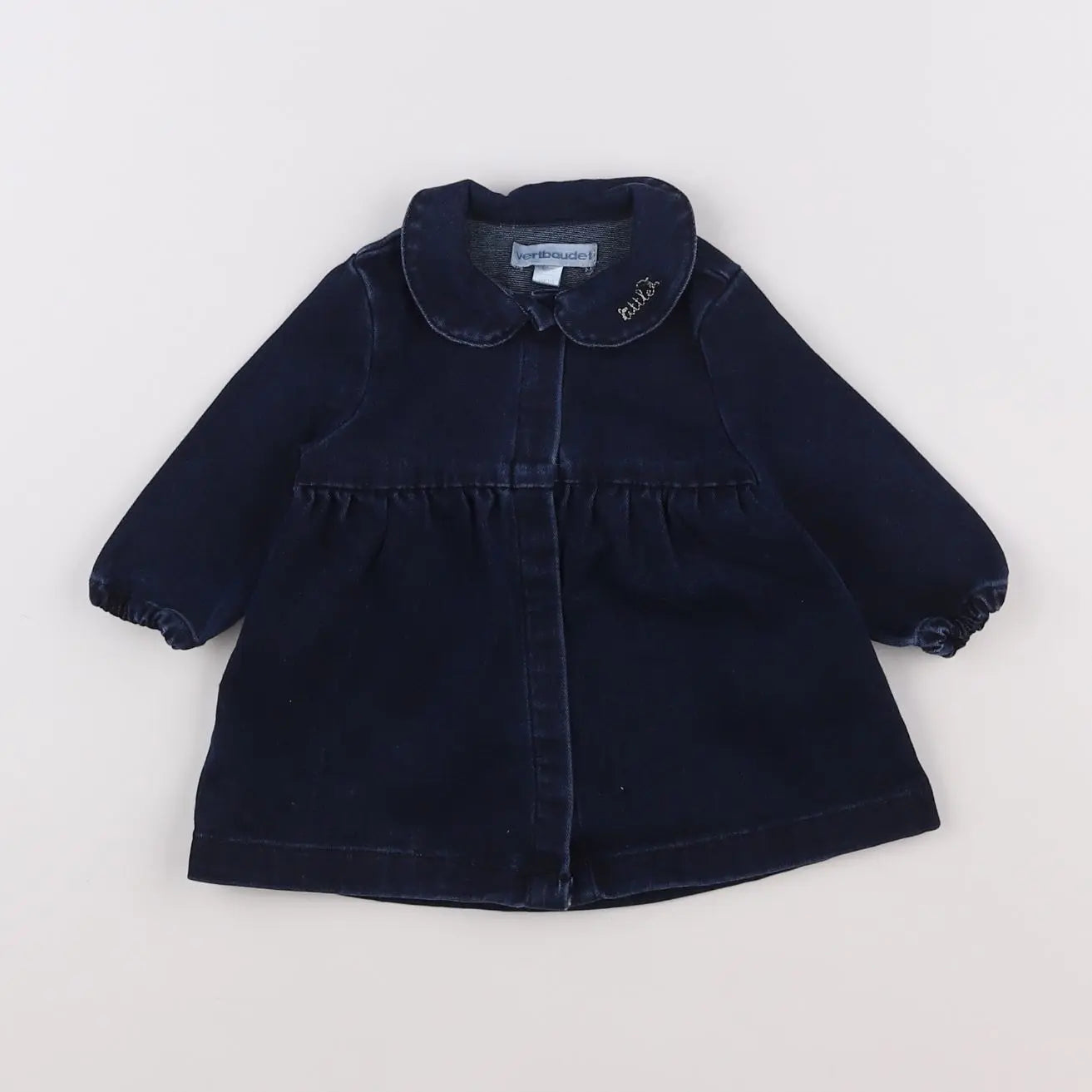 Vertbaudet - robe bleu - 3 mois