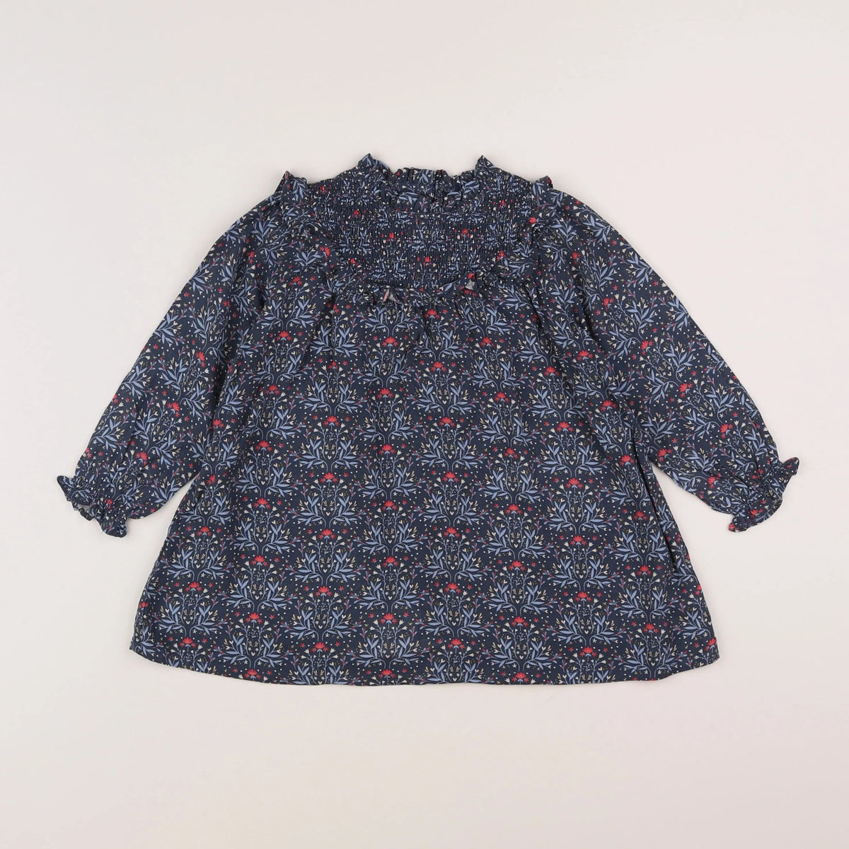 Vertbaudet - robe bleu - 2 ans