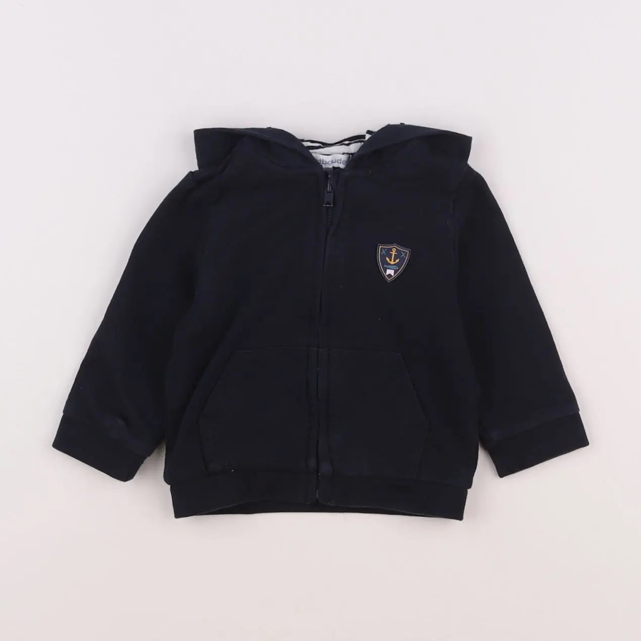 Vertbaudet - sweat bleu - 9 mois