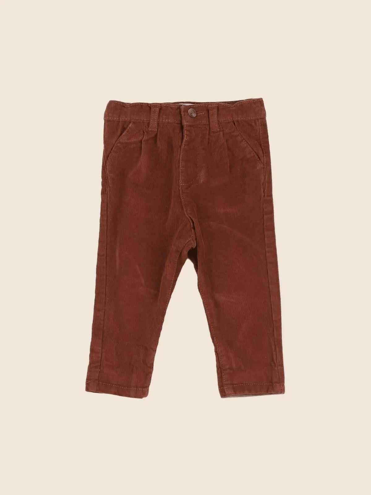 Vertbaudet - pantalon marron - 6 mois