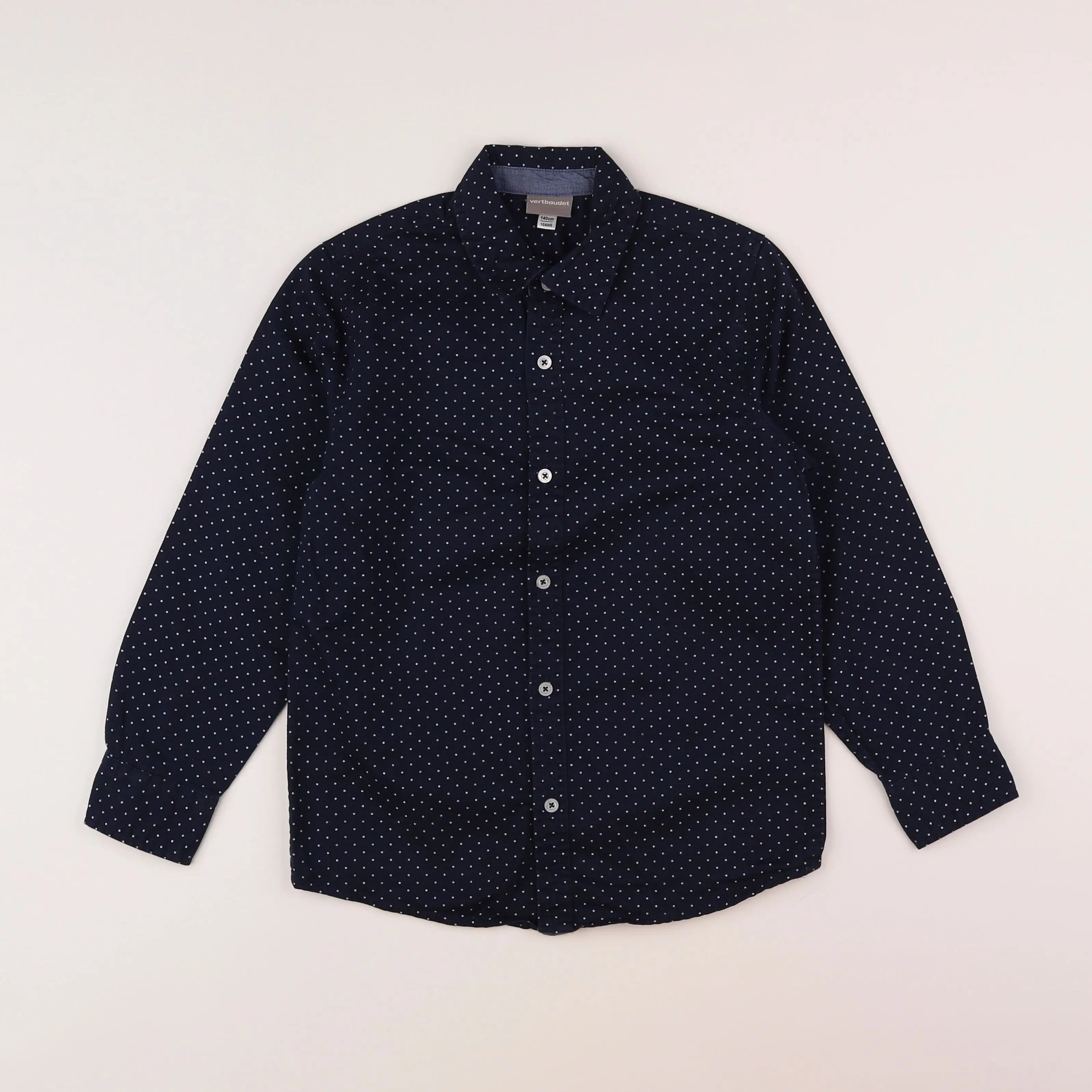 Vertbaudet - chemise bleu - 10 ans