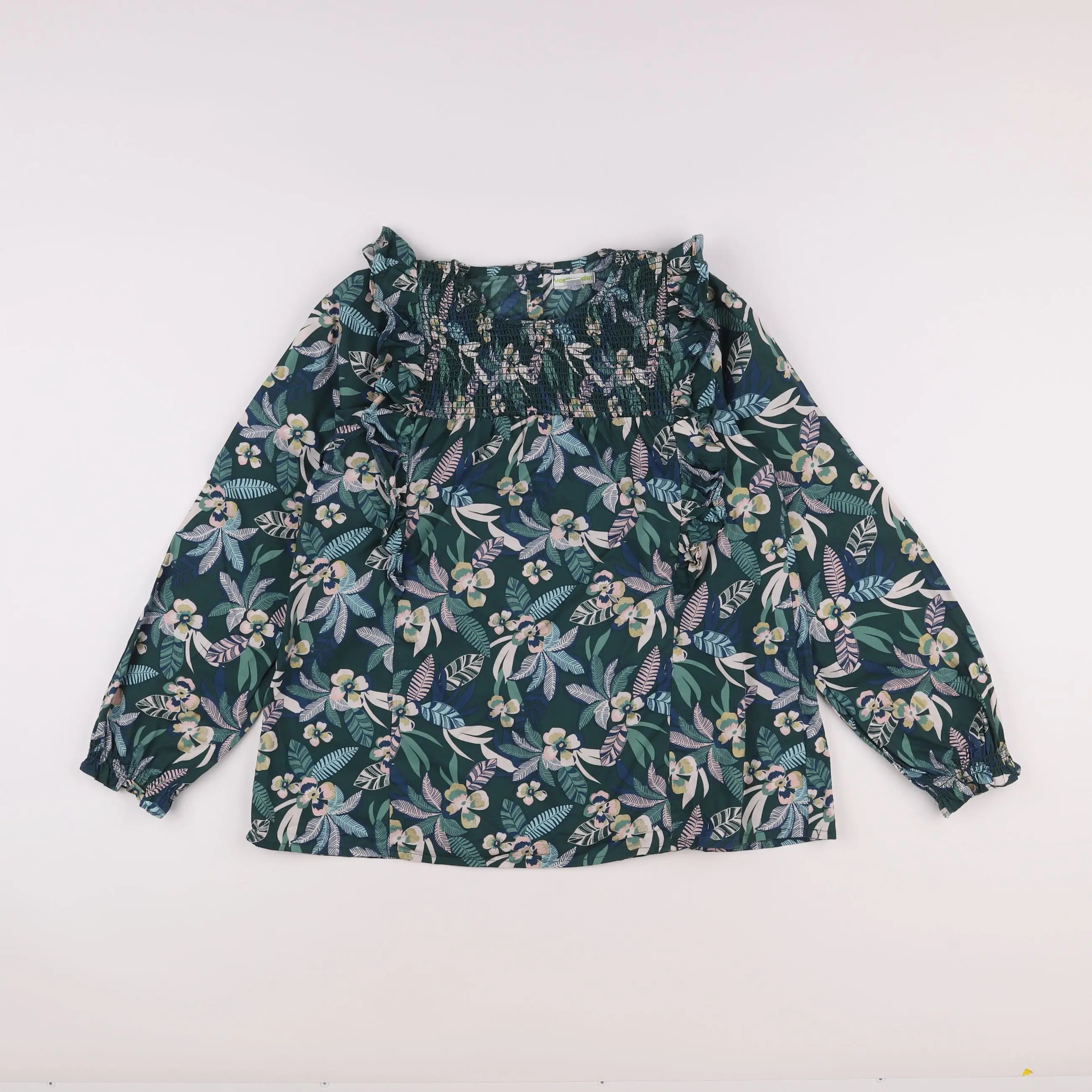 Vertbaudet - blouse vert - 14 ans