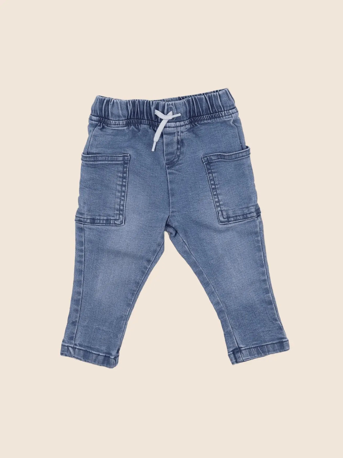 Vertbaudet - jean bleu - 9 mois