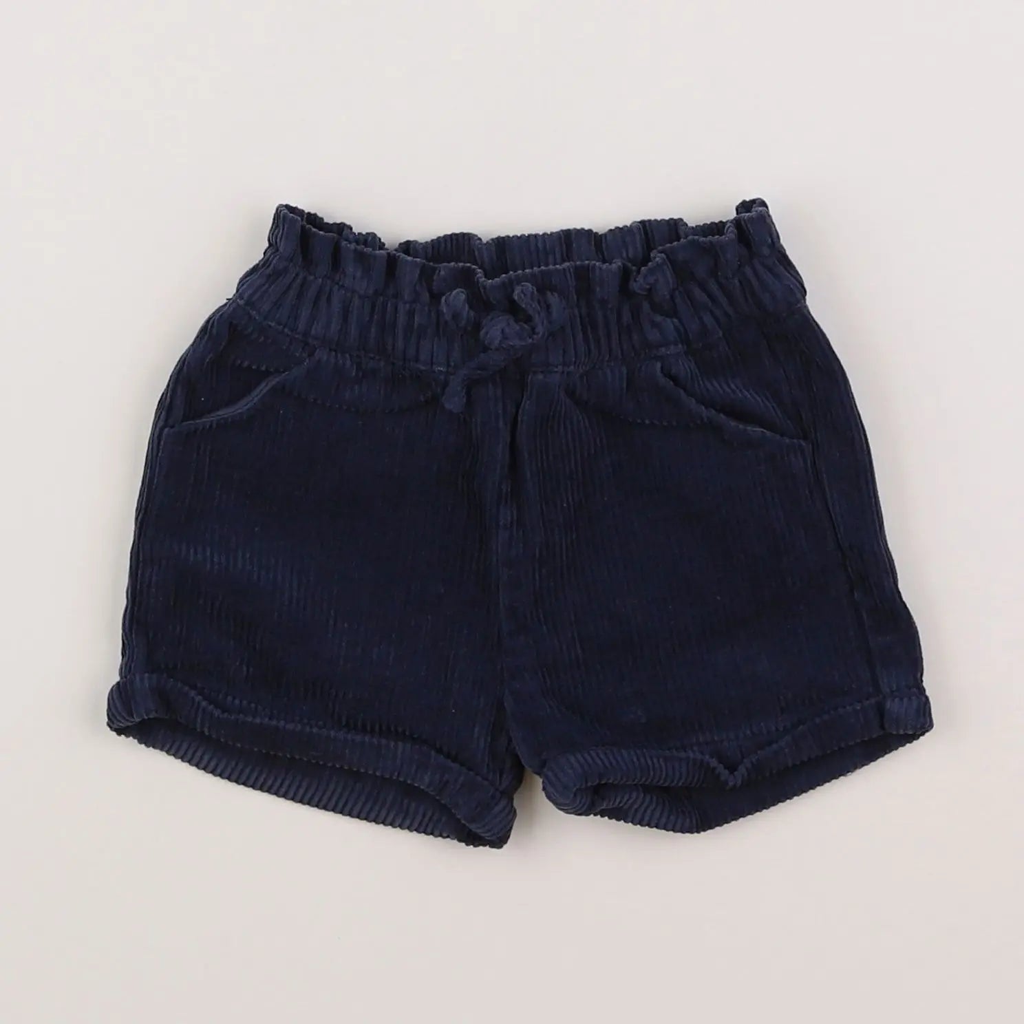 Vertbaudet - short bleu - 9 mois