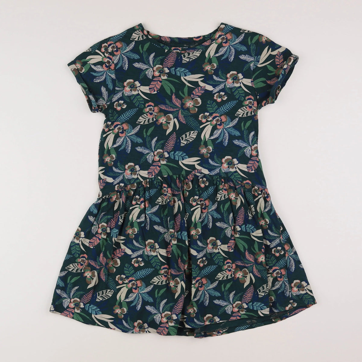 Vertbaudet - robe multicolore - 10 ans