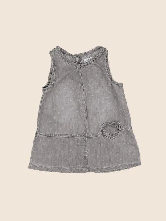 Vertbaudet - robe gris - 6 mois