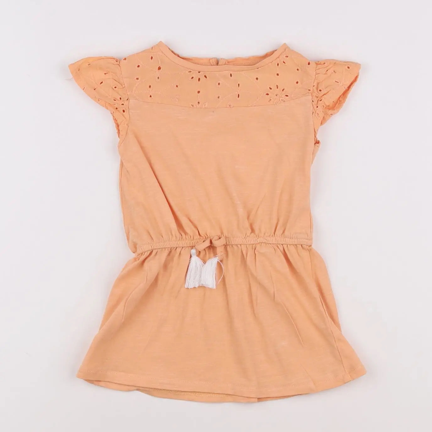 Vertbaudet - robe orange - 2 ans