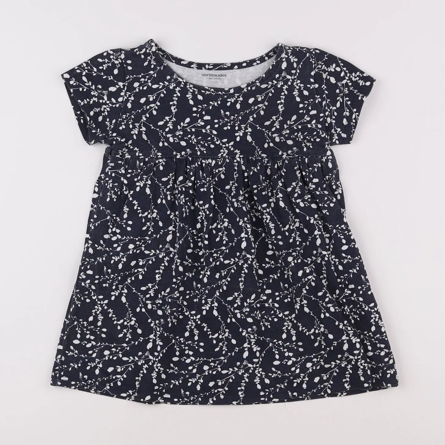 Vertbaudet - robe bleu - 3 ans
