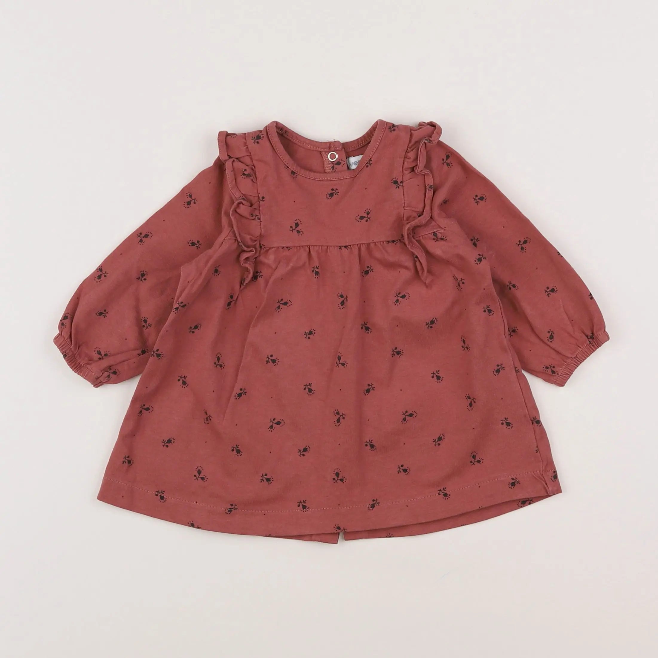 Vertbaudet - robe rose - 6 mois