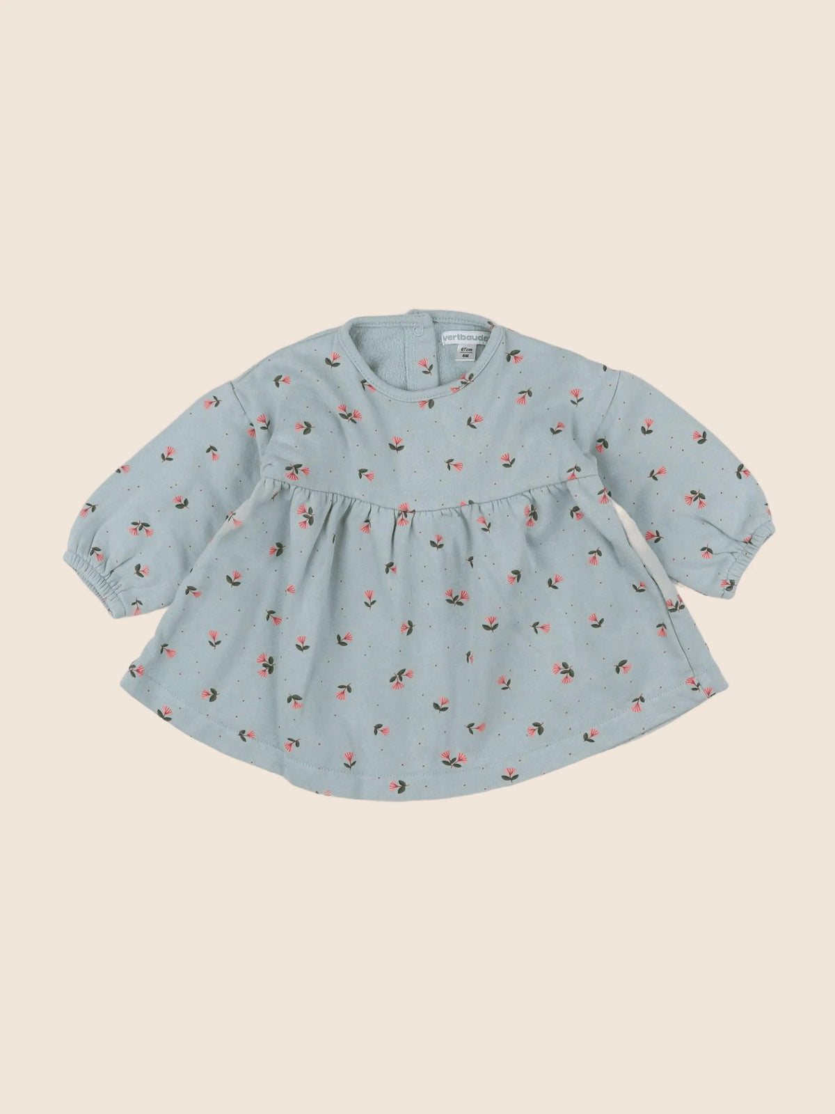 Vertbaudet - robe bleu - 6 mois