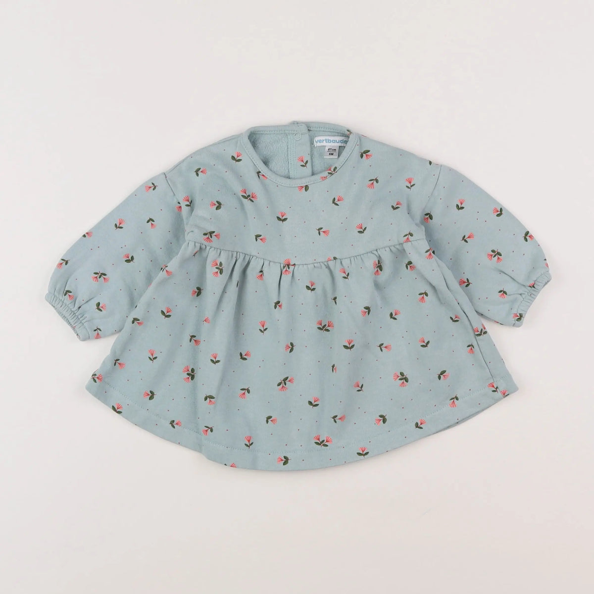 Vertbaudet - robe bleu - 6 mois
