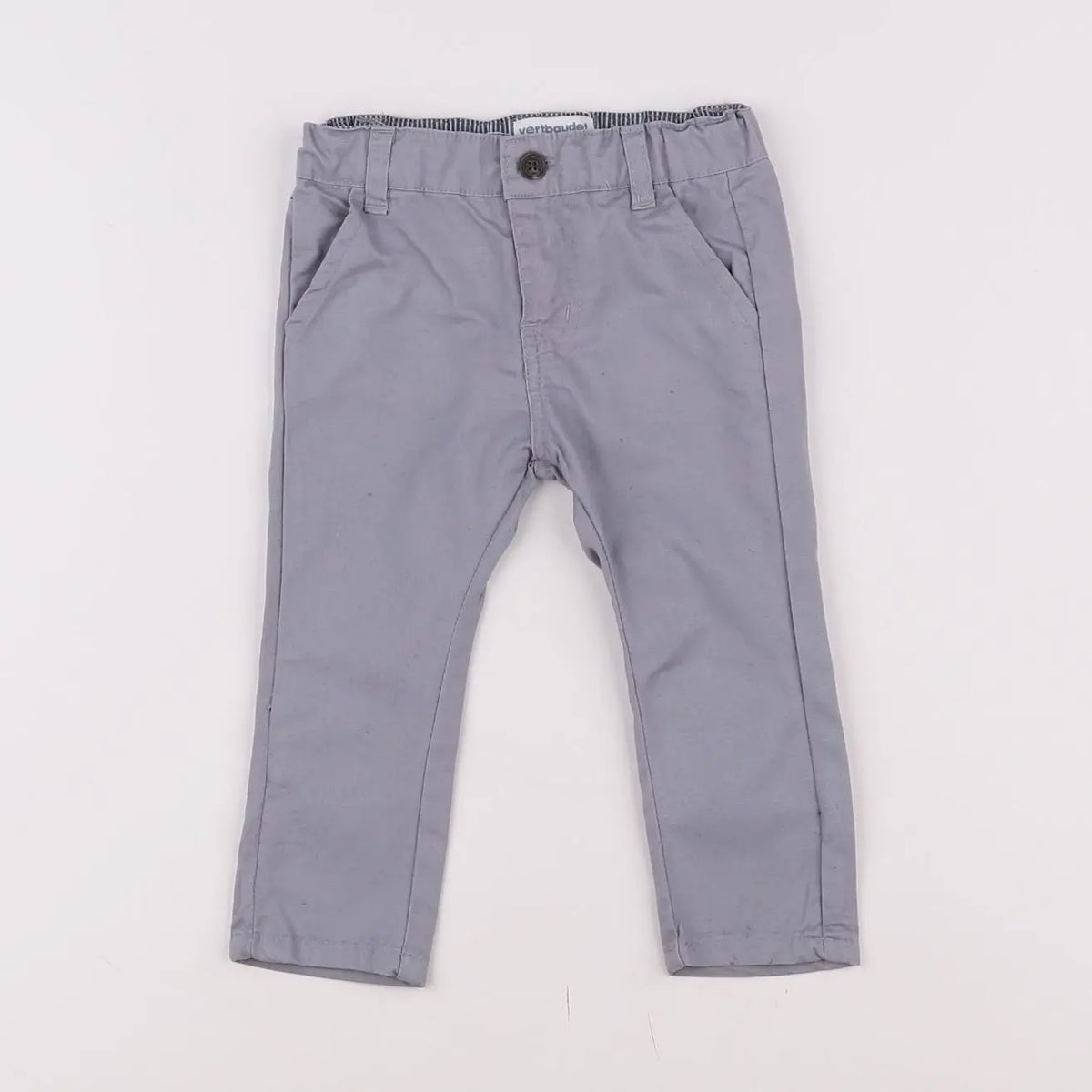 Vertbaudet - pantalon gris - 6 mois
