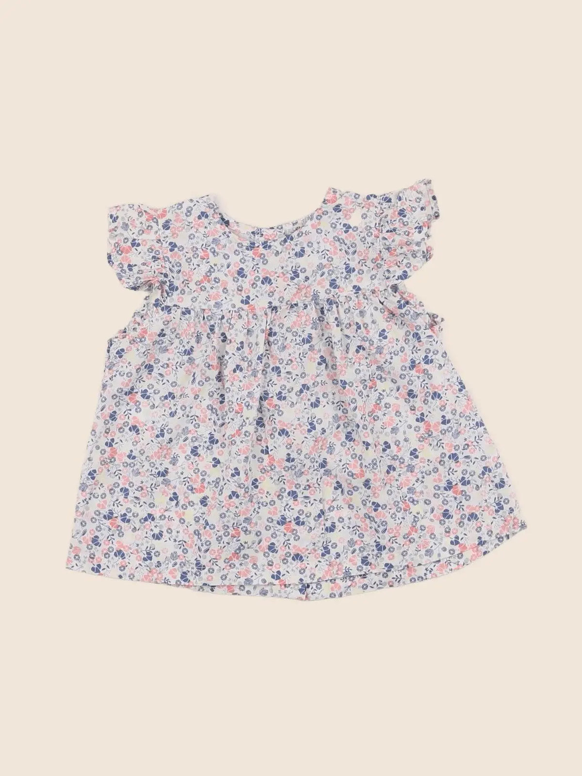 Vertbaudet - blouse multicolore - 12 mois